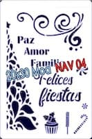 - Stencil 20x30cm Modelo NAV 04 -